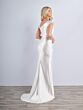 Christina Wu 48087 Asymmetric Neck Draped Bodice Wedding Dress