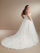 Christina Wu 29440 Front Slit Spaghetti Strap Plus Size Wedding Dress
