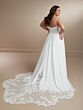 Christina Wu 29441 Illusion Train Lace Bodice Plus Size Wedding Dress