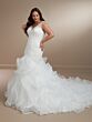 Christina Wu 29444 Ruffle Skirt Low Back Plus Size Wedding Gown