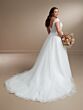 Christina Wu 29446 Scoop Neck High Slit Plus Size Bridal Dress