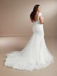 Christina Wu 29448 Square Neckline Cap Sleeve Plus Size Bridal Dress