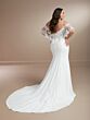 Christina Wu 29449 Plunging Neckline Button Back Plus Size Bridal Gown