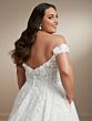 Christina Wu 29450 Off The Shoulder Sparkly Plus Size Bridal Gown