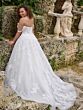 Christina Wu 29465 Off The Shoulder Lace Plus Size Wedding Dress