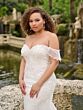 Christina Wu 29470 Sheer Corset Back Plus Size Wedding Gown