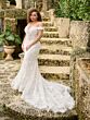 Christina Wu 29478 Removable Sleeve Trumpet Plus Size Bridal Gown