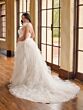 Christina Wu 15934W Ruffle Skirt Ruched Bodice Plus Size Bridal Gown