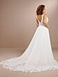 Christina Wu 29453 Lace Bodice Plunging Neck Plus Size Wedding Dress