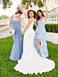 Christina Wu 29456 Cap Sleeves Draped Plus Size Wedding Gown