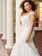 Christina Wu 29460 Trumpet-Style Cap Sleeve Plus Size Bridal Gown