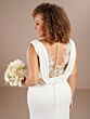 Christina Wu 29461 Illusion Back Draped Bodice Plus Size Bridal Gown