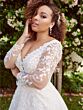Christina Wu 29462 Scoop Back Long Sleeve Plus Size Bridal Gown