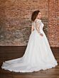 Christina Wu 29480 Square Neck Illusion Back Plus Size Wedding Dress