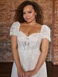 Christina Wu 29482 A-Line Removable Sleeve Plus Size Wedding Dress