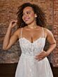 Christina Wu 29482 A-Line Removable Sleeve Plus Size Wedding Dress