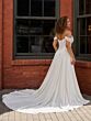 Christina Wu 29486 A-Line Cold Shoulder Plus Size Bridal Dress