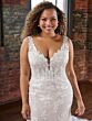 Christina Wu 29487 V-Back Plunging Neck Plus Size Bridal Dress