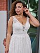 Christina Wu 29488 V-Neck Sleeveless Plus Size Bridal Dress