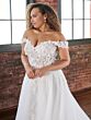 Christina Wu 29492 Off The Shoulder V-Back Plus Size Bridal Gown