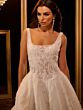 Christina Wu 15945W Basque Waist Square Neck Plus Size Wedding Dress