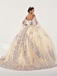 House of Wu 56491 V-Neck Removable Cape Sleeve Sweet 16 Dress