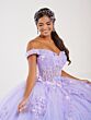 House of Wu 56496 Basque Waist Illusion Bodice Sweet 16 Dress