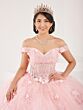 House of Wu 56496 Basque Waist Illusion Bodice Sweet 16 Dress