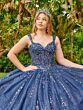 House of Wu LizLou Fiesta 56509 Basque Waist Lace-Up Back Quince Dress