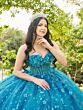House of Wu LizLou Fiesta 56512 Off-The-Shoulder Applique Quince Gown