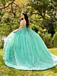 House of Wu LizLou Fiesta 56514 Sheer Corset Bodice Quinceanera Dress