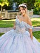 House of Wu LizLou Fiesta 56515 Corset Top Applique Quinceanera Dress