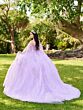 House of Wu LizLou Fiesta 56516 Cold-Shoulder Sleeve Quinceanera Dress