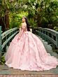 House of Wu LizLou Fiesta 56520 Knot Bust Floral Sweet 16 Dress