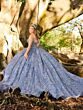 House of Wu LizLou Fiesta 56523 Lace-Up Back Strapless Sweet 16 Gown - Stock Only