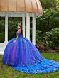 House of Wu LizLou Fiesta 56524 Off-The-Shoulder Neck Sweet 16 Gown