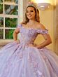 House of Wu LizLou Fiesta 56524 Off-The-Shoulder Neck Sweet 16 Gown
