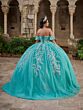 House of Wu 56545 Detached Sleeves Illusion Corset Dress