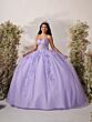 House of Wu 56545 Detached Sleeves Illusion Corset Dress