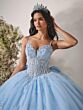 House of Wu 56547 Bow Back Basque Waist Dress