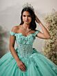 House of Wu 56548 Corset Bodice Off The Shoulder Dress