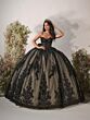 House of Wu 56551 Basque Waist Strapless Corset Dress