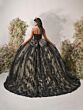 House of Wu 56551 Basque Waist Strapless Corset Dress