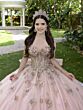 House of Wu 56525 Corset Bodice Basque Waist Quince Dress