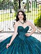 House of Wu 56528 Basque Waist Strapless Quince Gown