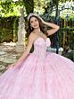 House of Wu 56528 Basque Waist Strapless Quince Gown