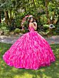 House of Wu 56528 Basque Waist Strapless Quince Gown