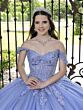 House of Wu 56529 Basque Waist Off-The-Shoulder Quinceanera Dress