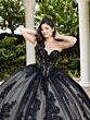 House of Wu 56530 Illusion Bodice Strapless Quinceanera Dress
