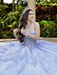 House of Wu 56530 Illusion Bodice Strapless Quinceanera Dress